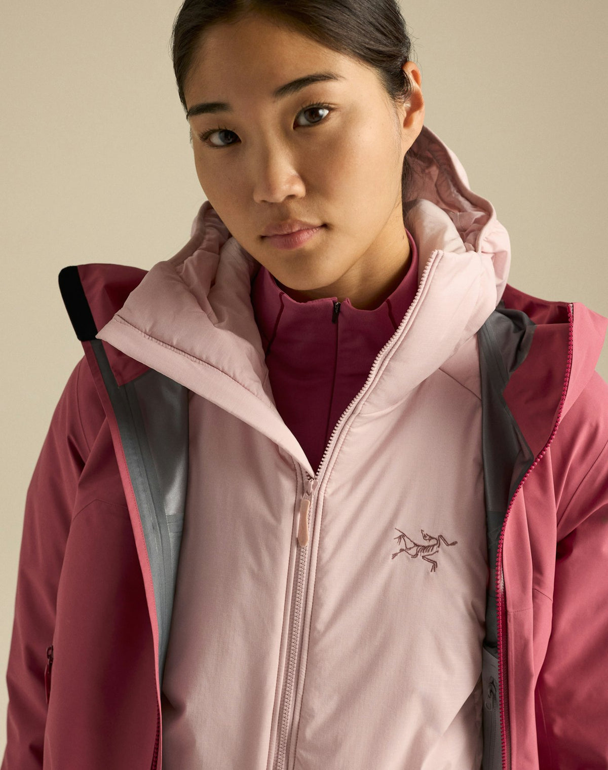 Chaqueta Atom SV Hoody Mujer Alpine Rose