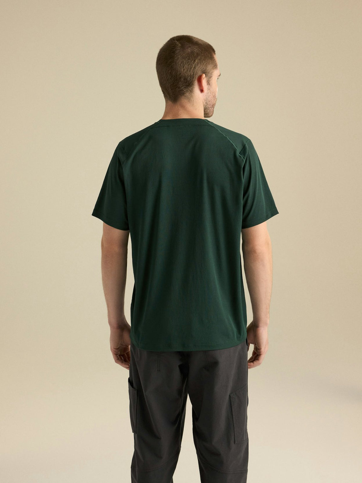 Ανδρικό T-shirt Cormac Logo Σκούρο Jade/Ακουά