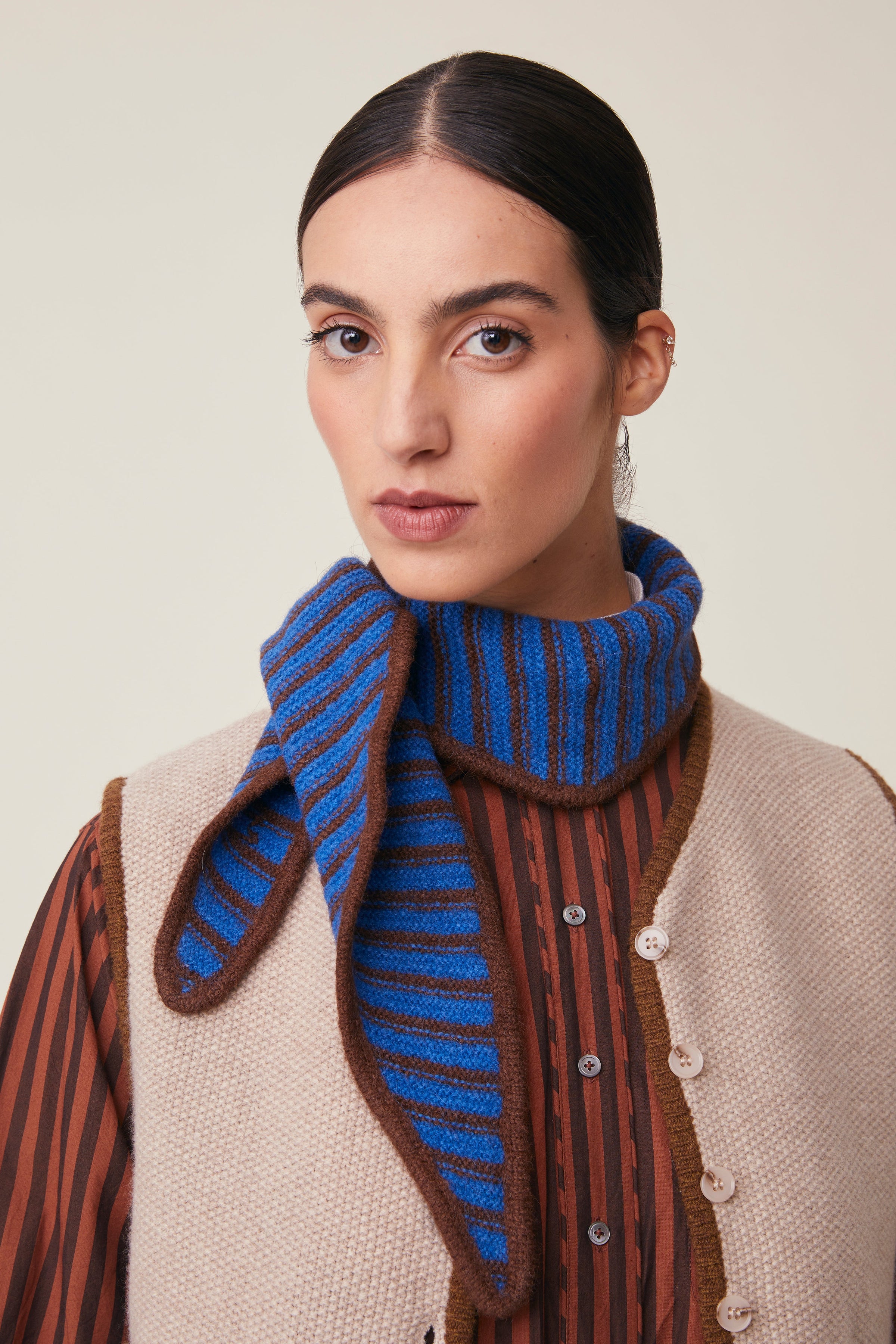 Sciarpa Fanfan N. 228 Donna Stripes Circus