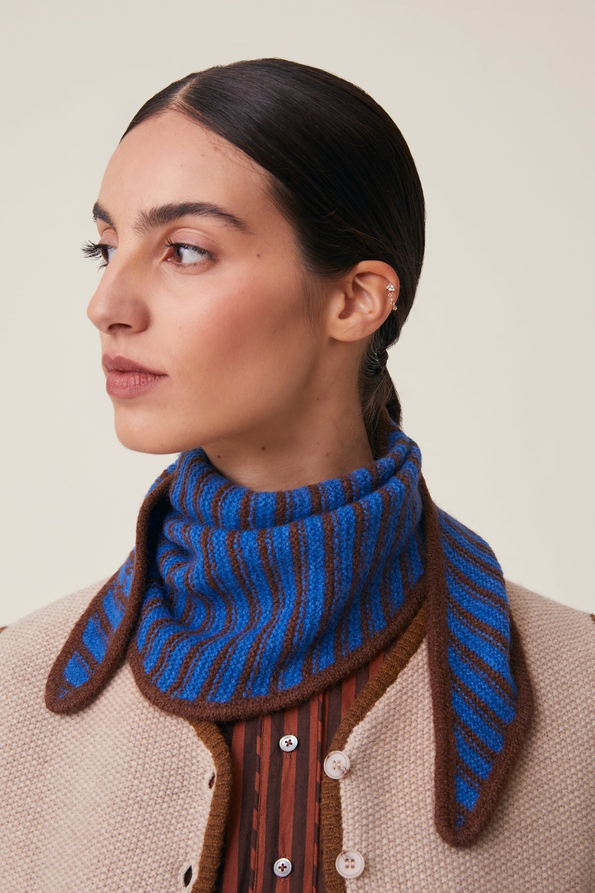 Sciarpa Fanfan N. 228 Donna Stripes Circus