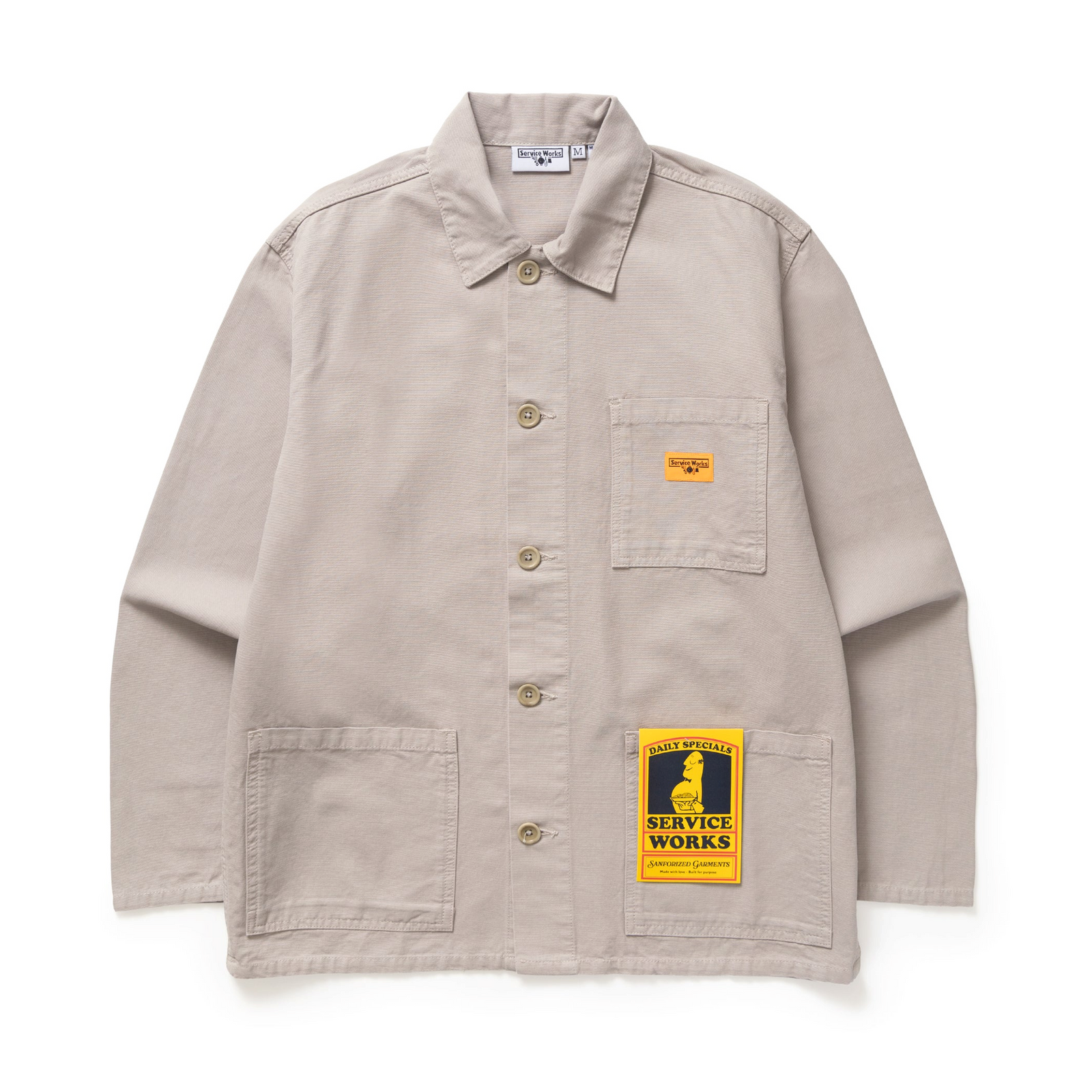 Camisa Canvas Chore Hombre Stone