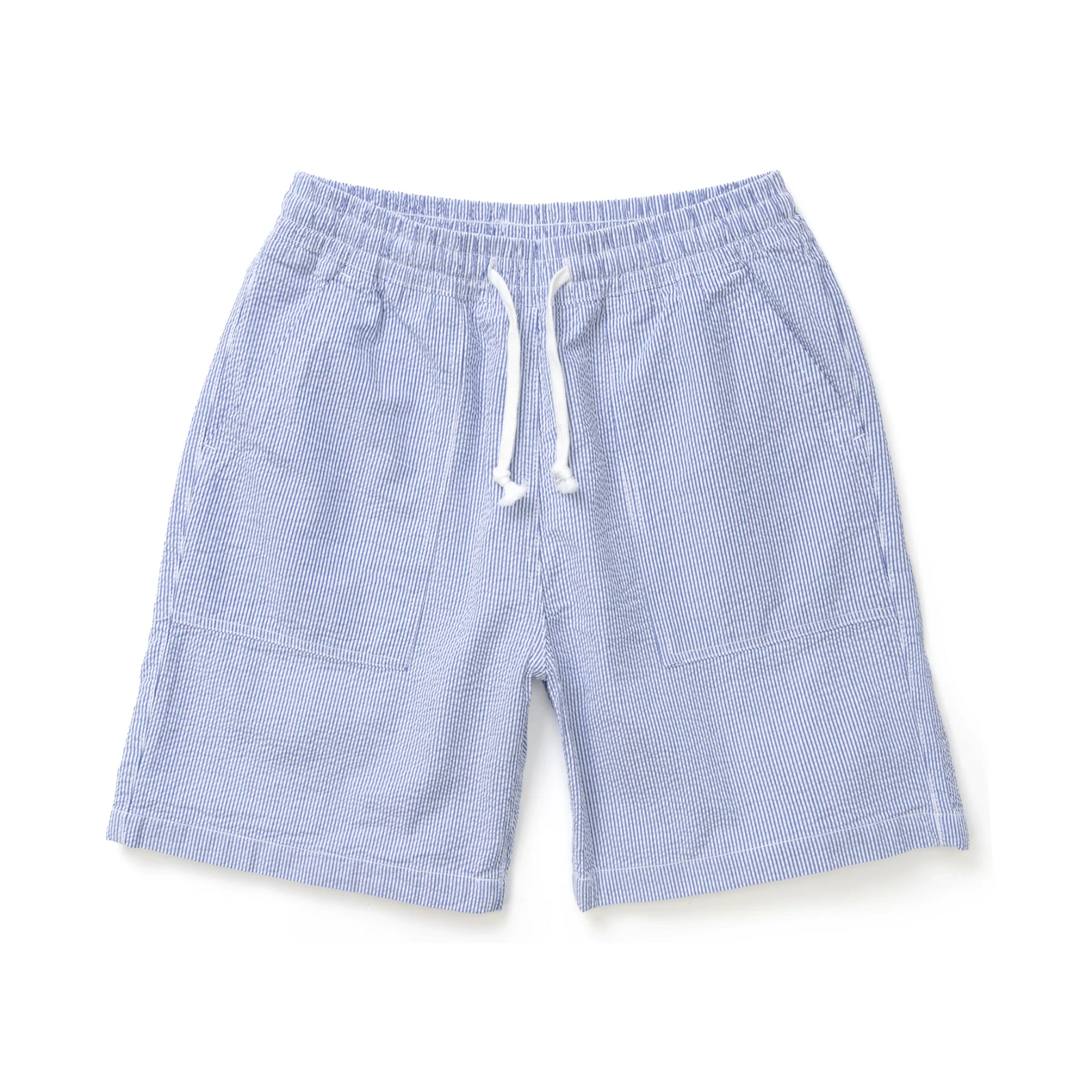 Pantalon Corto Seersucker Chef Shorts Hombre Navy