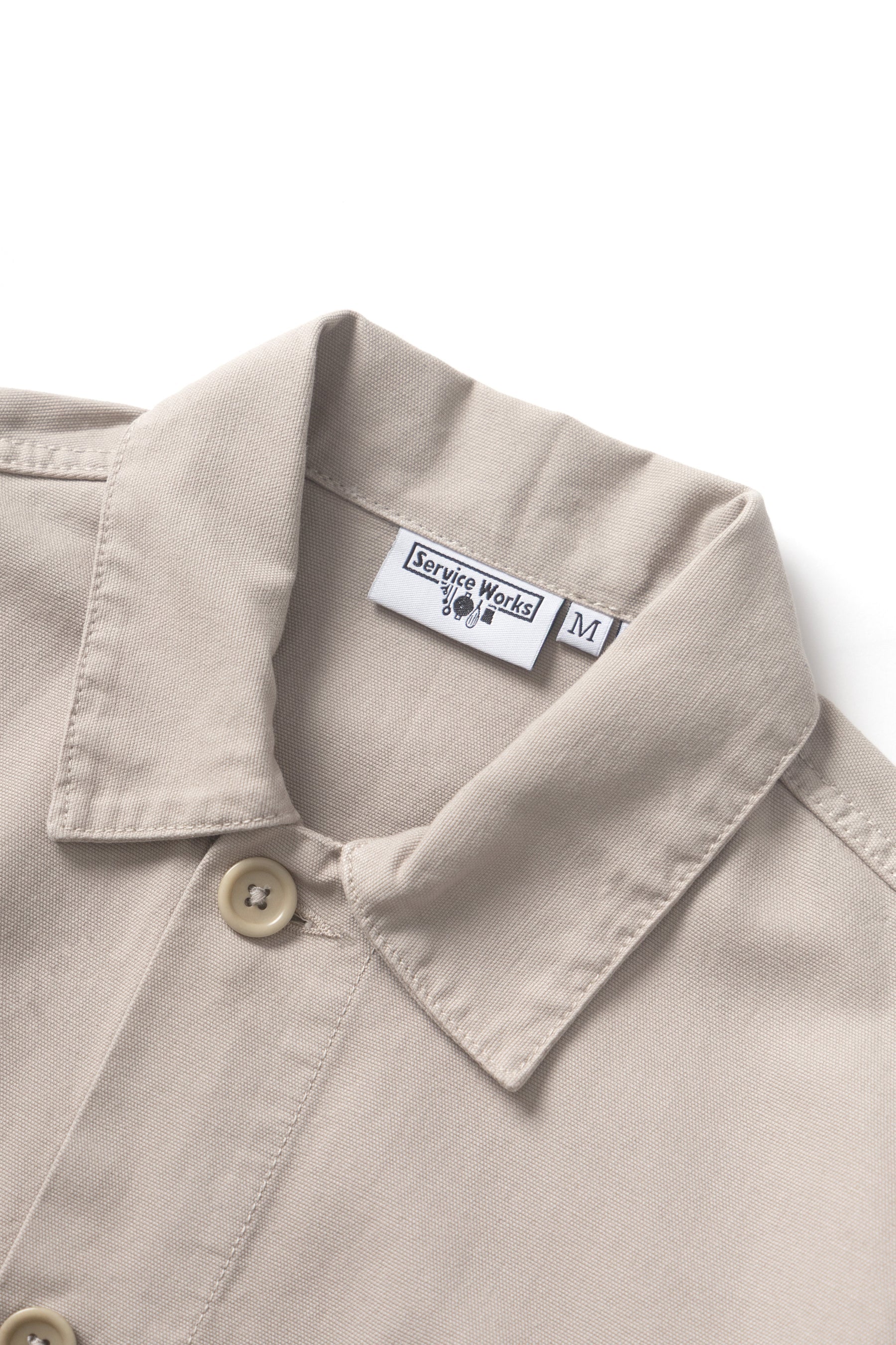 Camicia Canvas Chore Uomo Stone