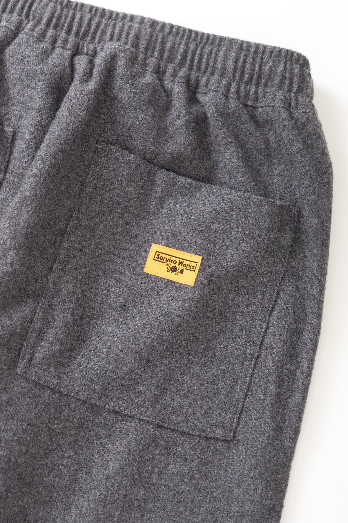 Mann Flannel Chef Hose Charcoal