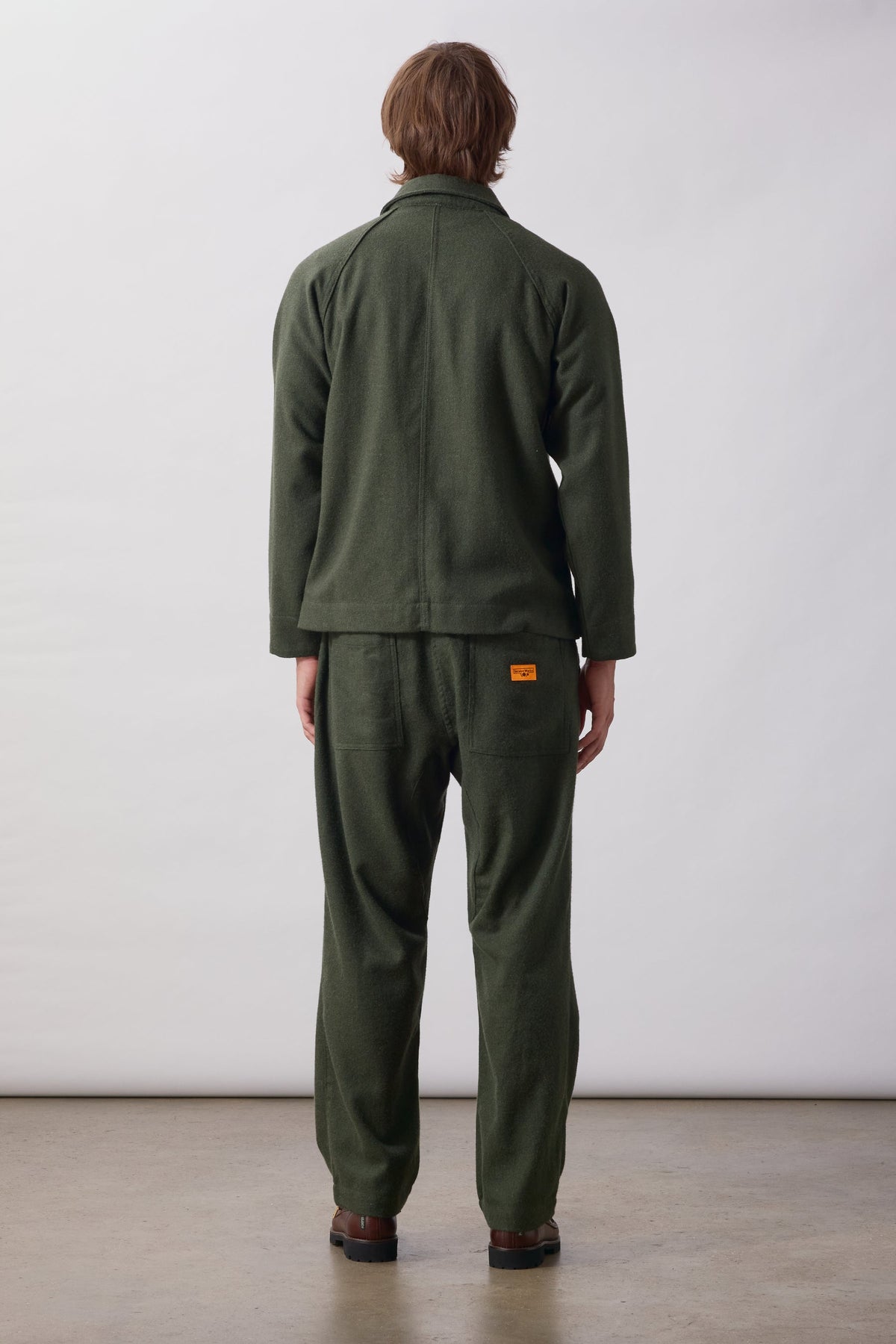 Mann Flannel Chef Hose Forest