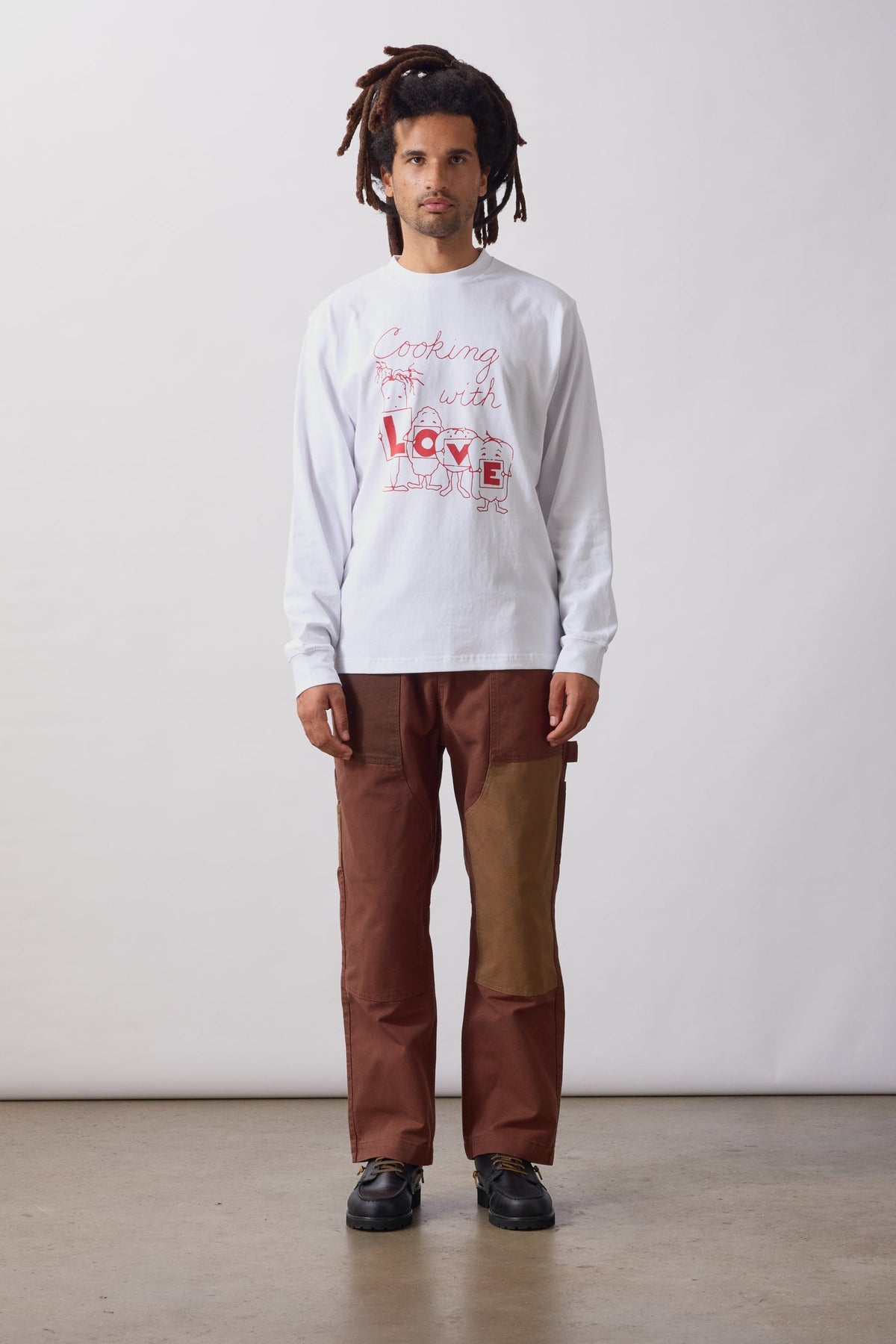 Ανδρικό T-shirt Love λευκό