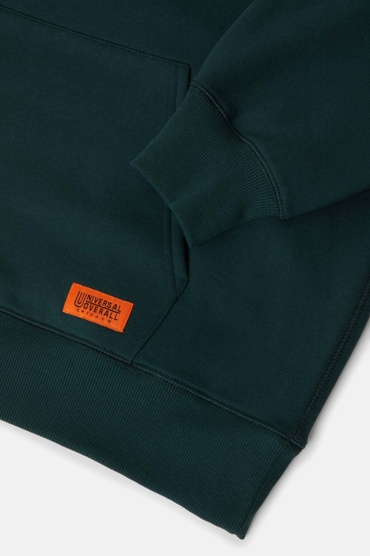 Maglia Sweat Hoodie Uomo Dark Green