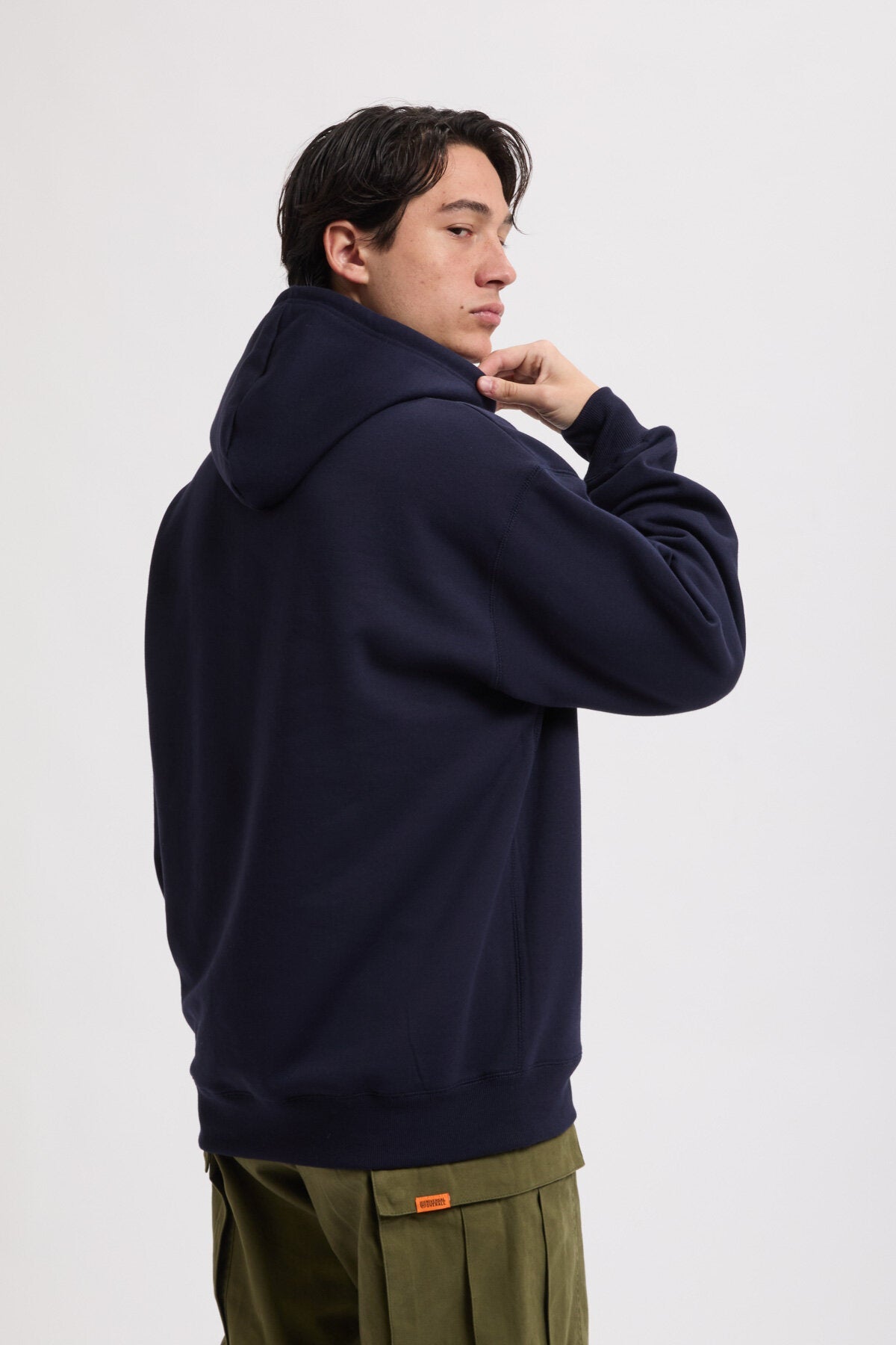 Maglia Sweat Hoodie Uomo Navy