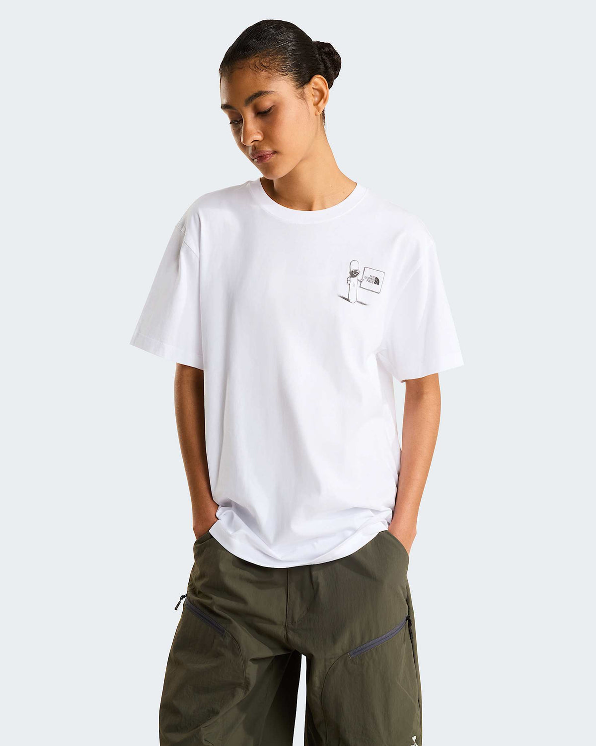 Opposites Attract Relaxed T-shirt White