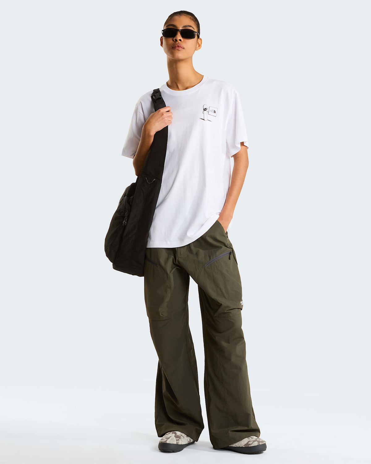 Opposites Attract Relaxed T-shirt White
