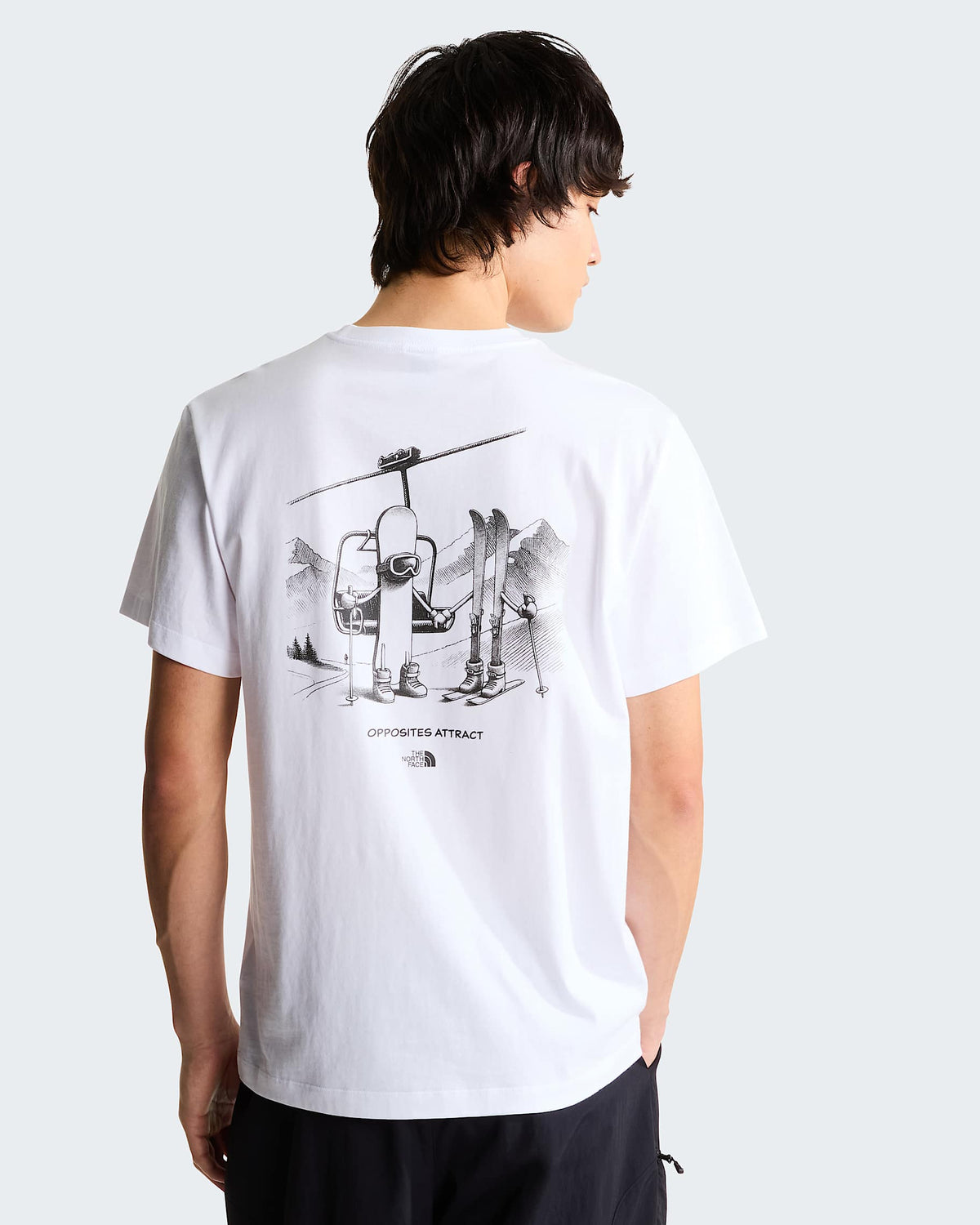 Opposites Attract Relaxed T-shirt White