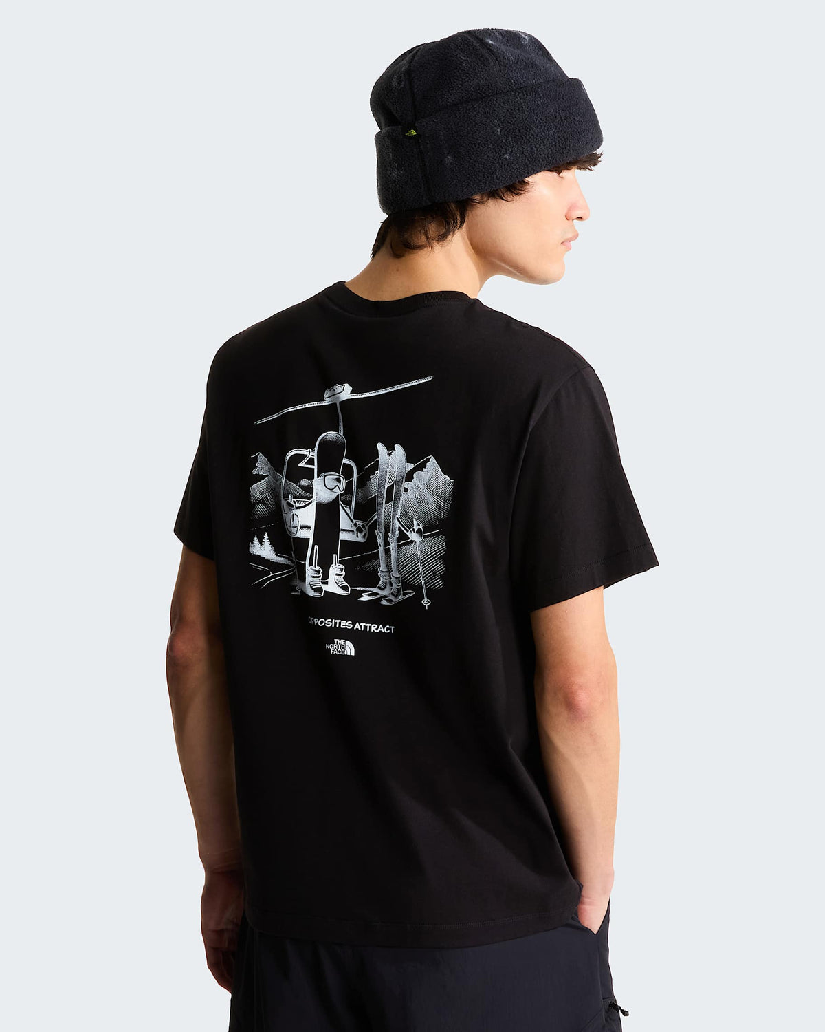 T-shirt Opposites Attract Relaxed Black