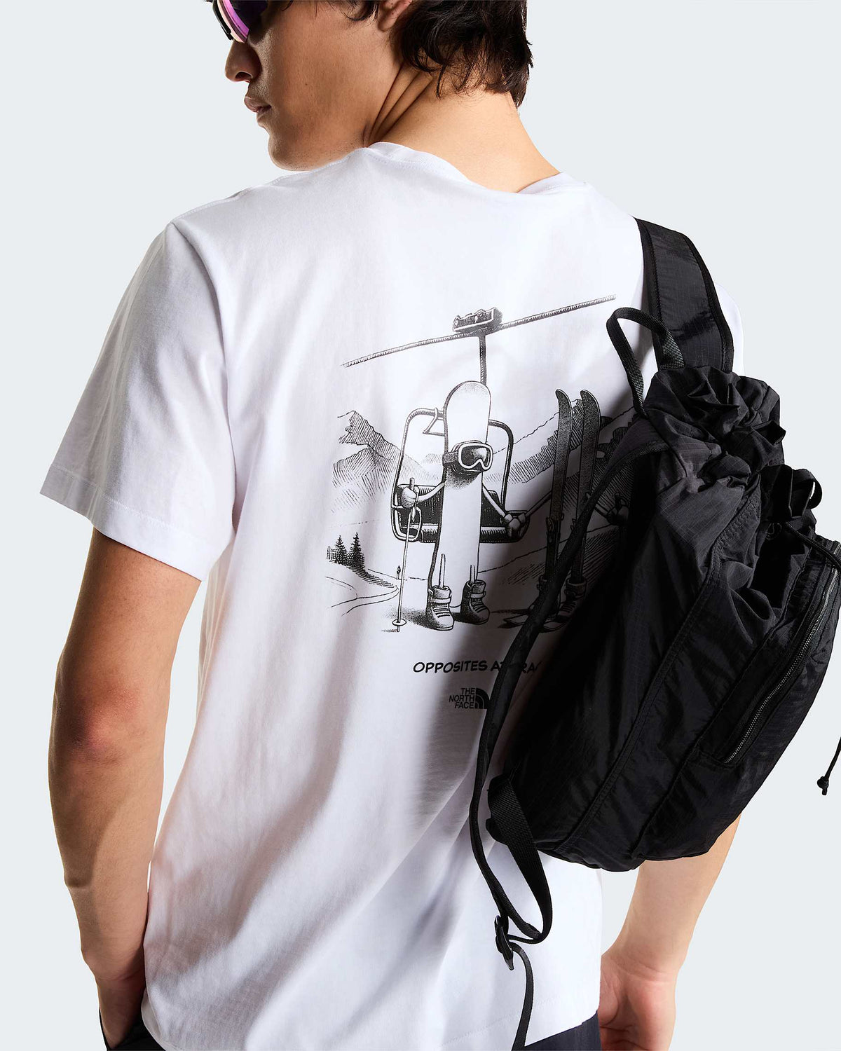 Opposites Attract Relaxed T-shirt White