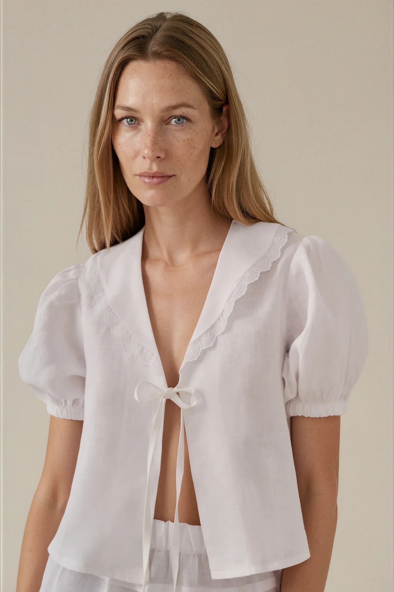 Blusa Aurelie Mujer blanco