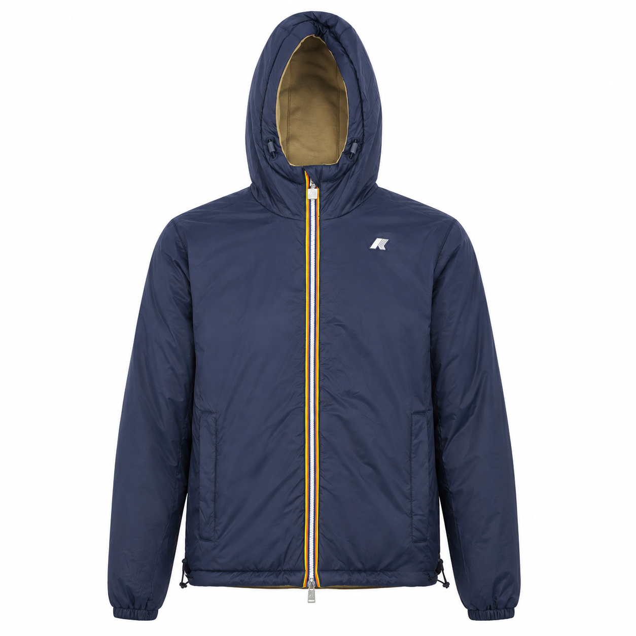 Chaqueta Jack Spacer Nylon Double Hombre Green Army/Blue Depth