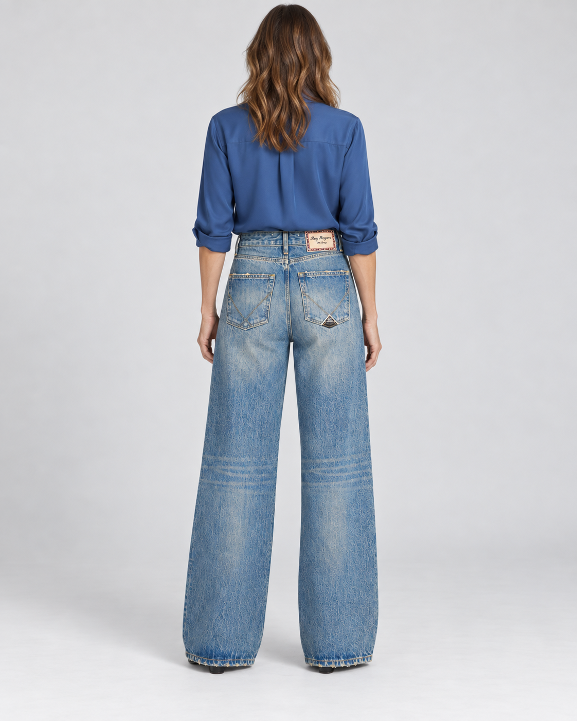 Pantaloni Old Glory Super Wide Donna Mocha Denim
