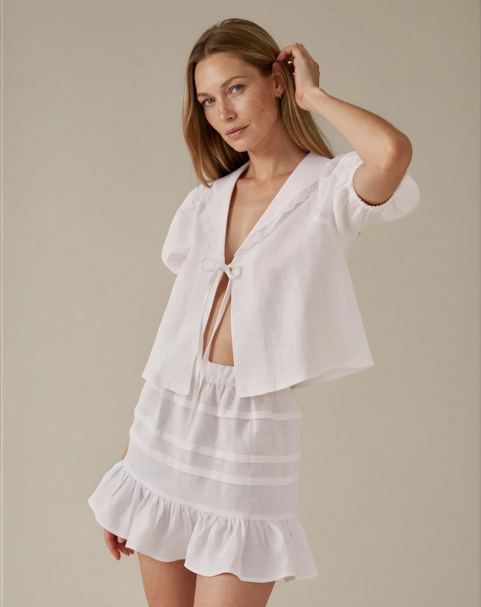 Blusa Aurelie Mujer blanco