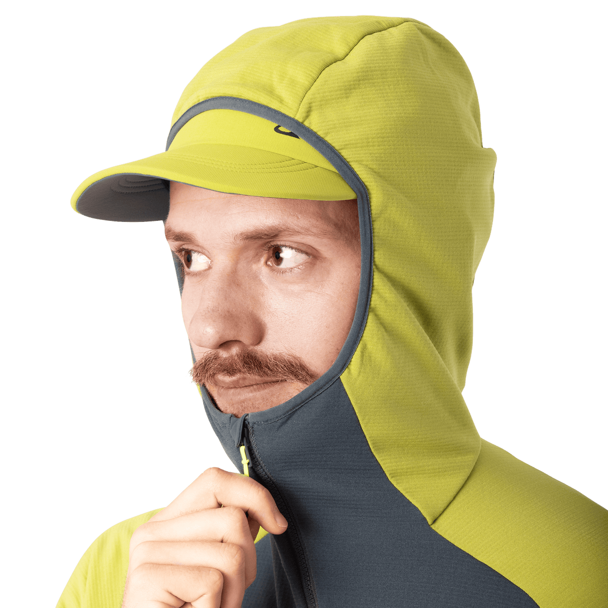 Pull Radical Polartec Hooded Homme Golden Lime