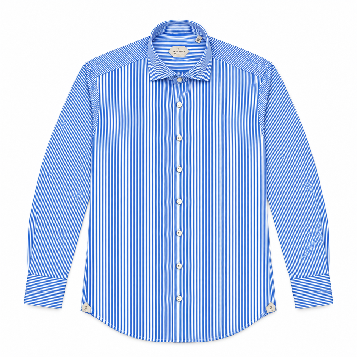 Camicia Simo Stripe Uomo Blue/White