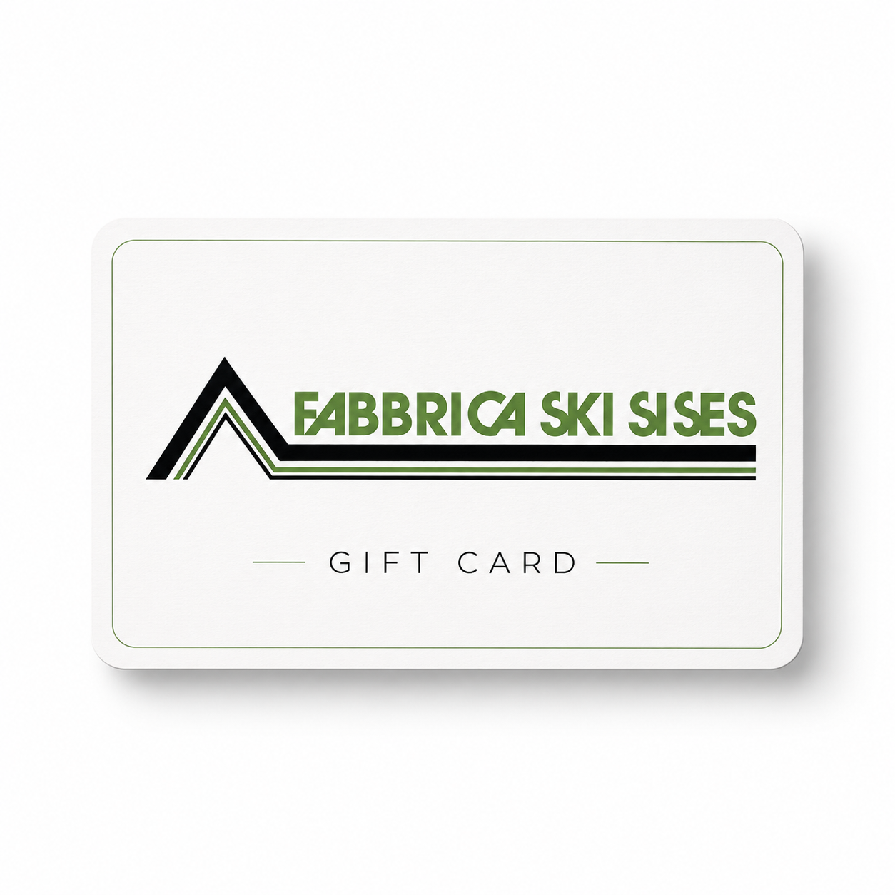 Gift Card Fabbrica Ski Sises