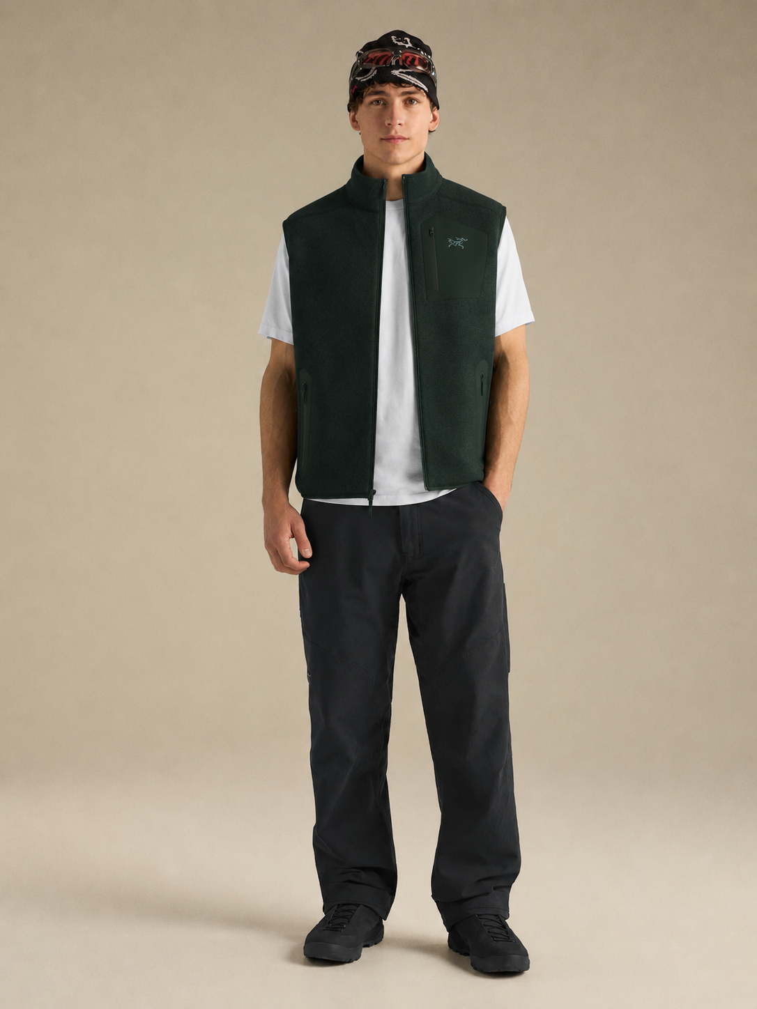 Gilet Covert Uomo Dark jade