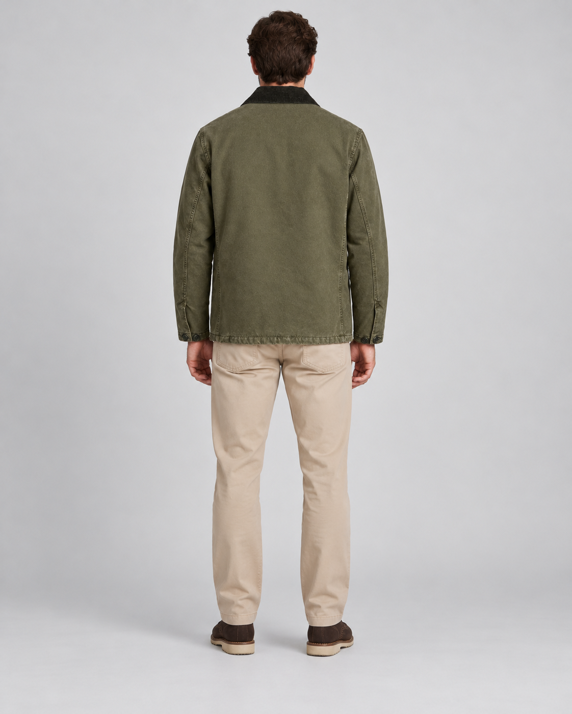 Giacca Insulated Canvas Uomo Dark Olive