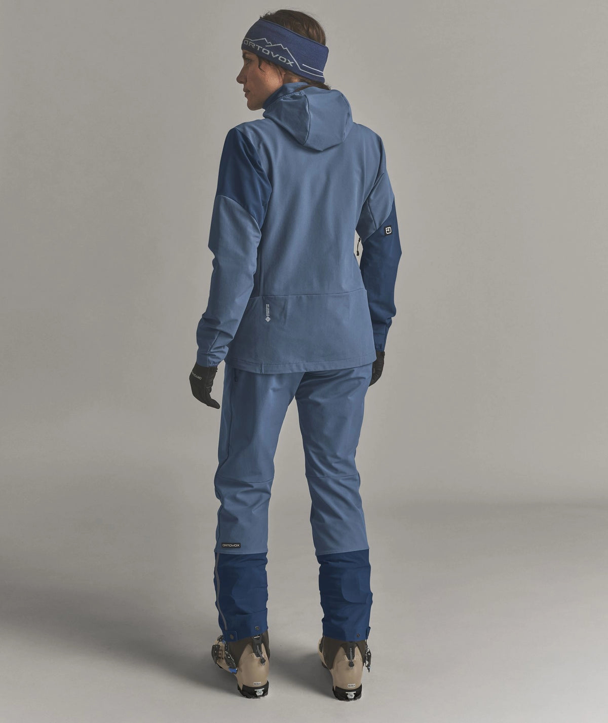 Pantaloni Ortler Softshell Plus Donna Light Nunatak