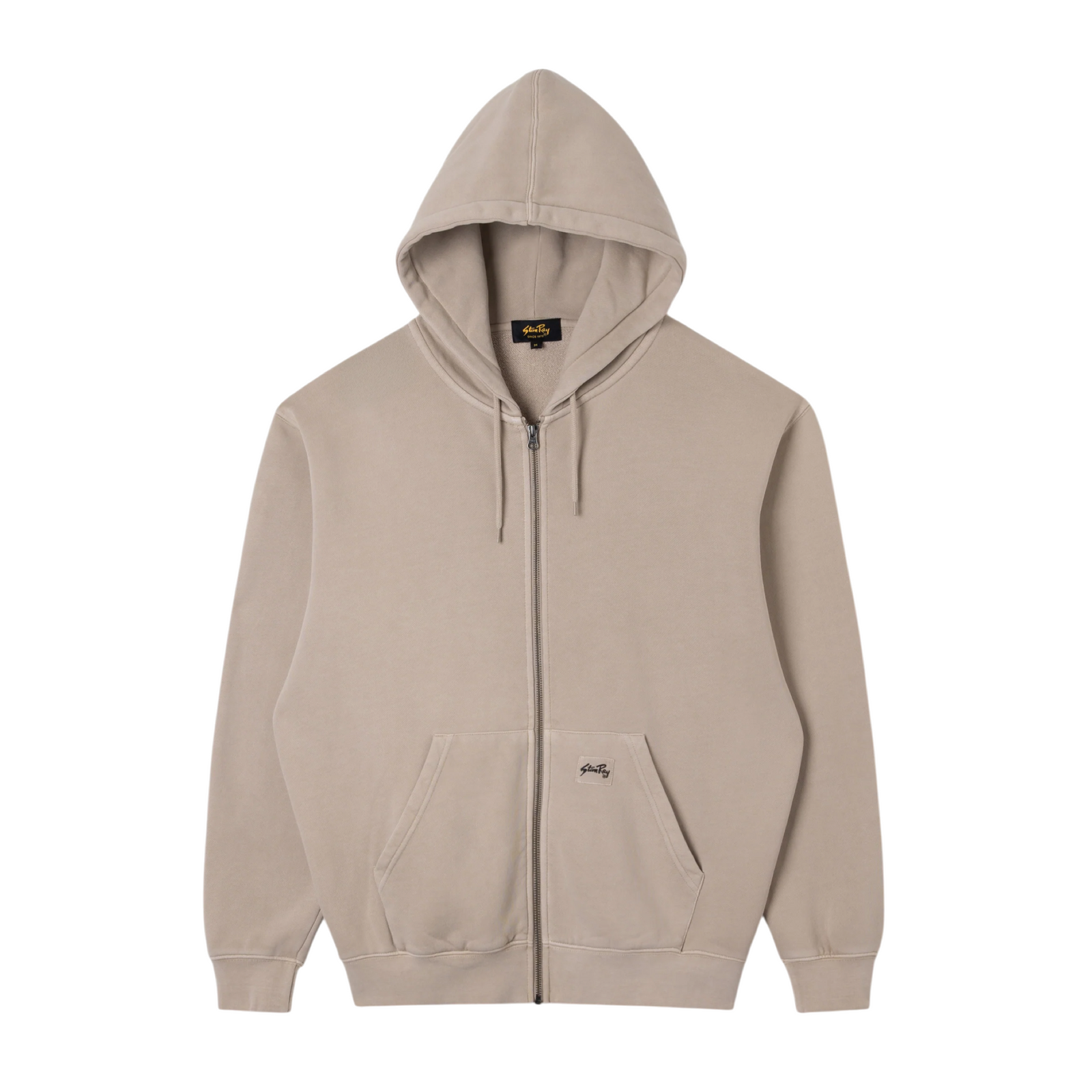 Sudadera con Capucha Patch Zip Hombre Eucaliptus