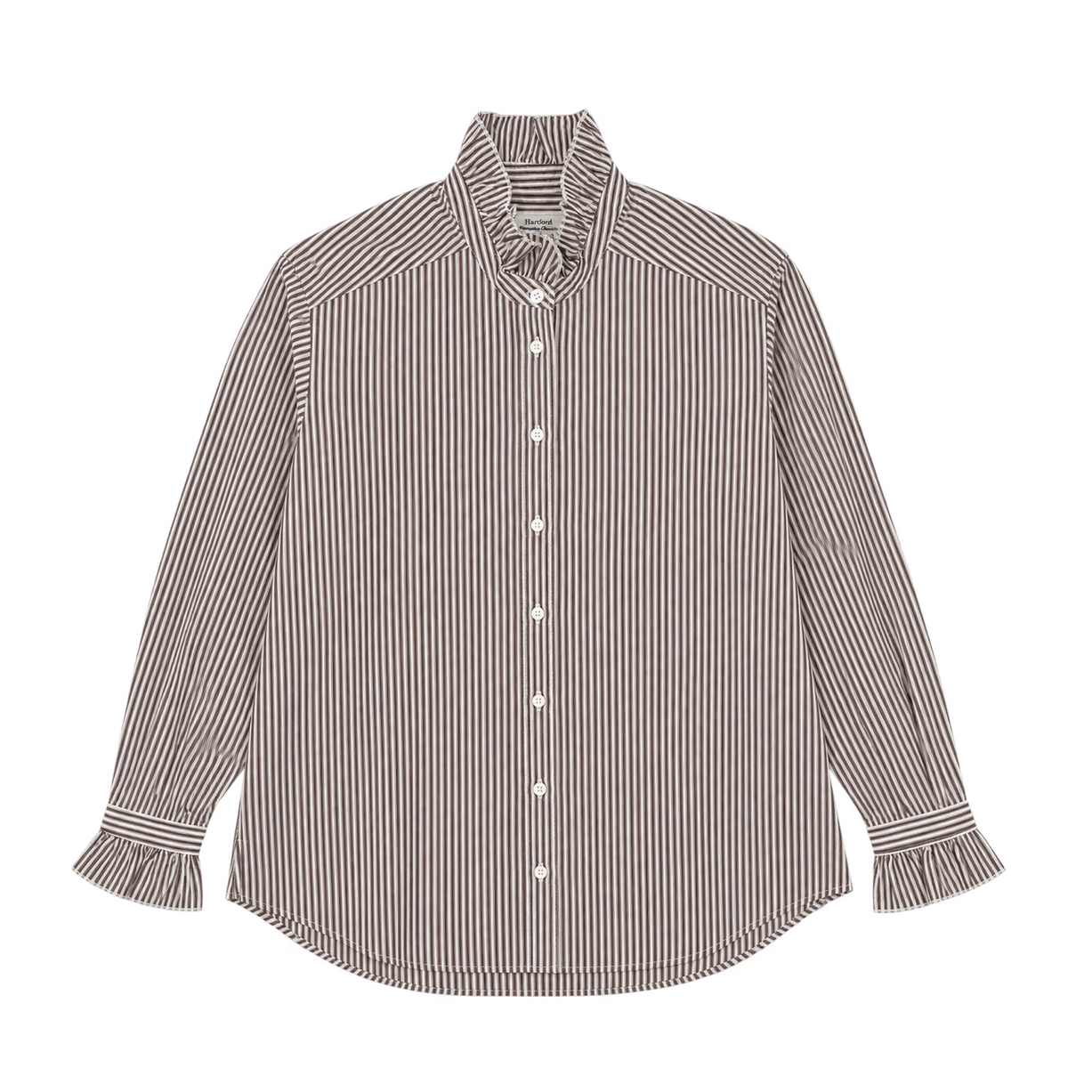 Camicia Chana Donna Brown/Ecru