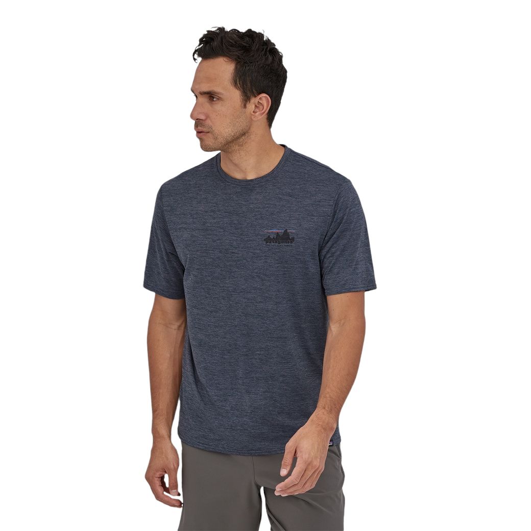 Men's Cap Cool Daily Graphic T-shirt Smolder Blue 
