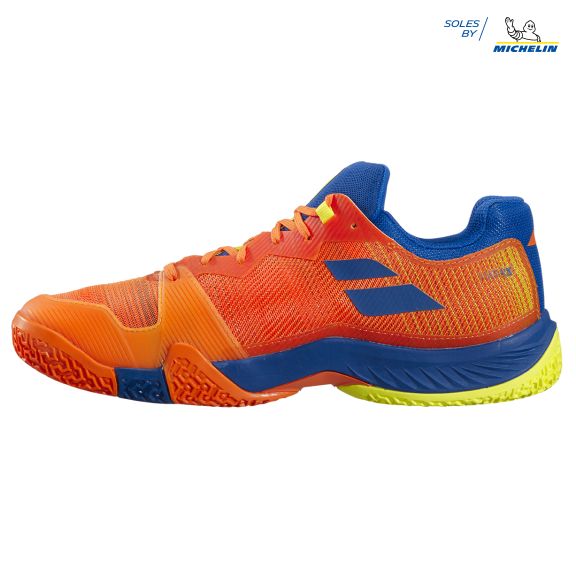 Men's Jet Premura Padel Shoes Orange/Dark Blue 