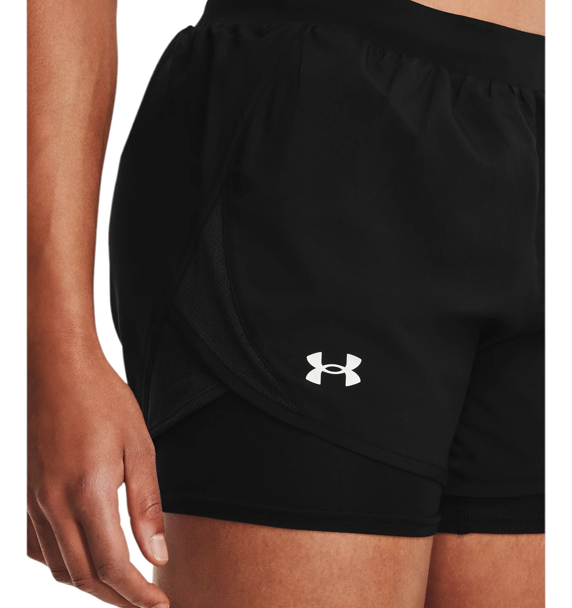 Women's Fly-By 2.0 2-in-1 Shorts Black/Reflective 