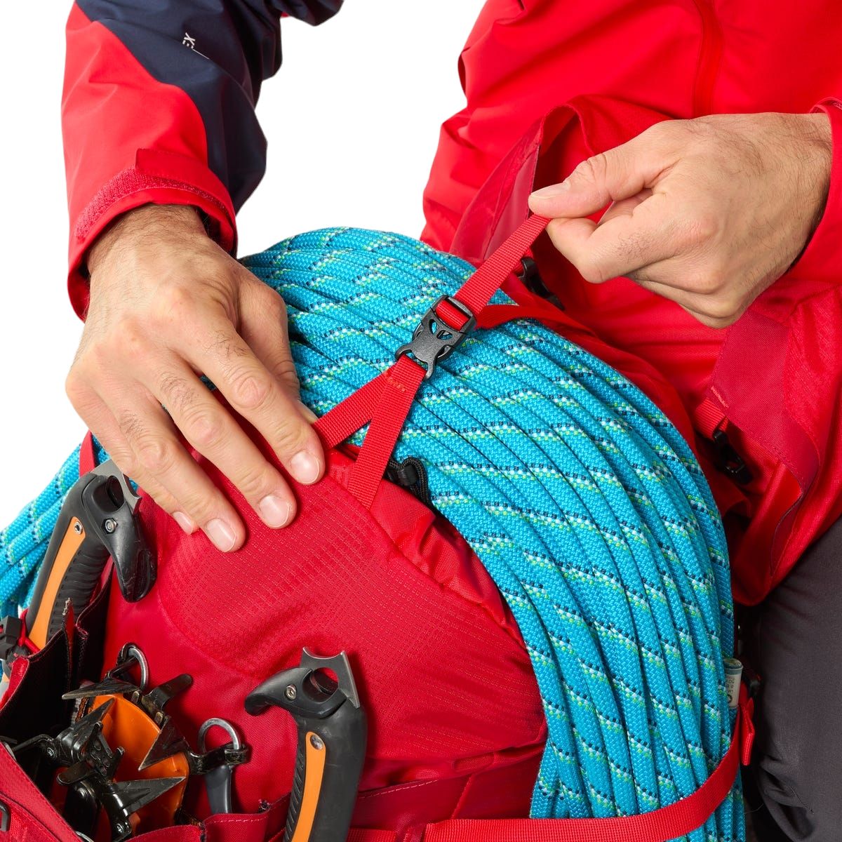 Millet | Zaino Peuterey Integrale 35+10 Red - Fabbrica Ski Sises