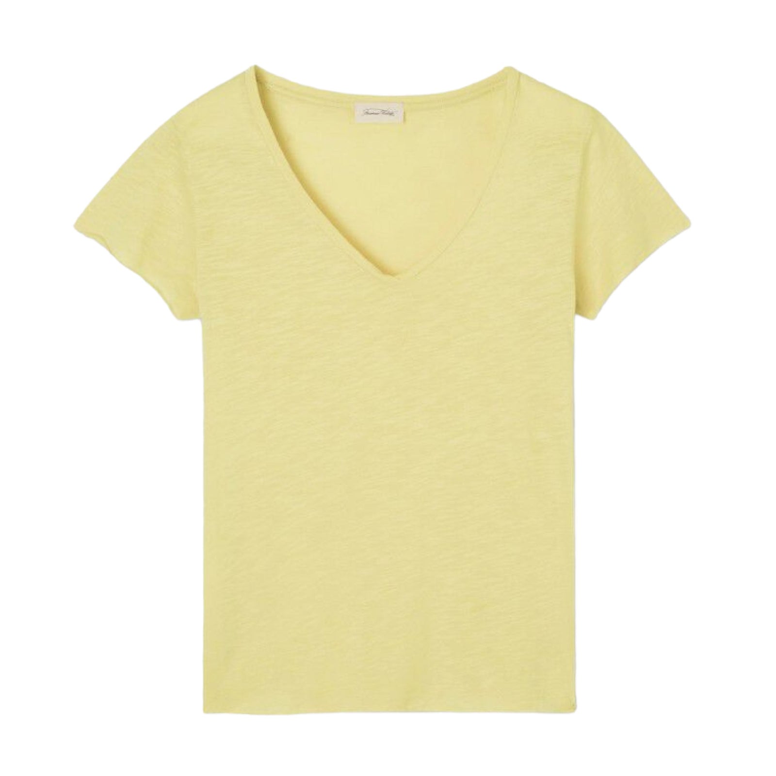 American Vintage | T-shirt Jacksonville V Donna Vintage Pistachio - Fabbrica Ski Sises