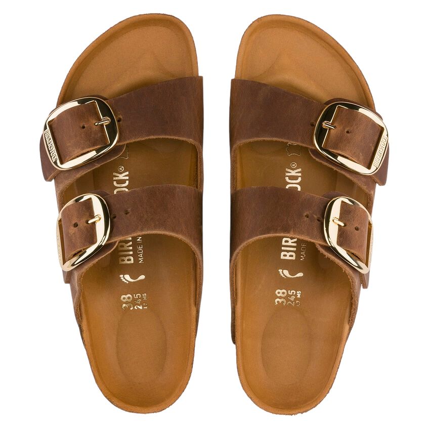 Birkenstock | Sandali Arizona Big Buckle Donna Cognac - Fabbrica Ski Sises
