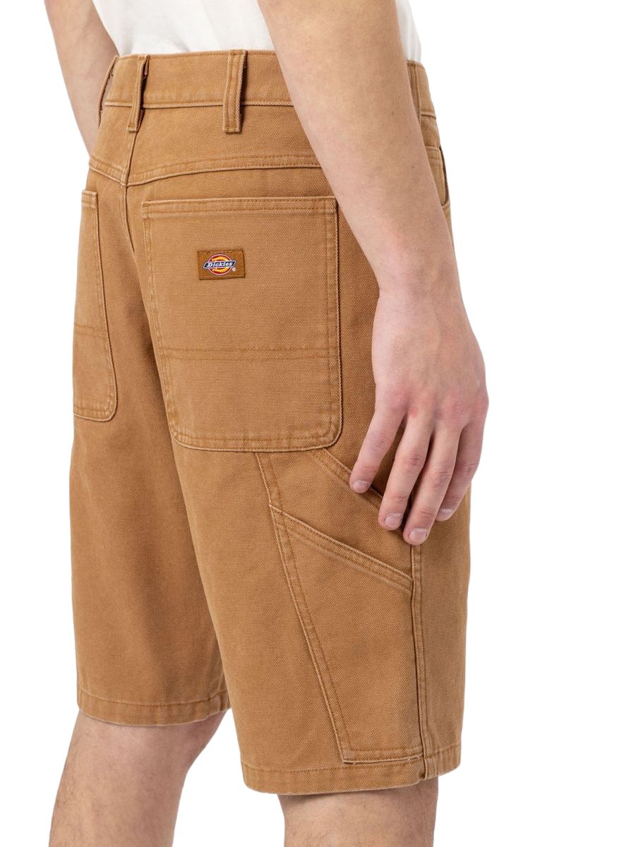 Men's Duck Canvas Shorts Stone Washed Brown Duck 