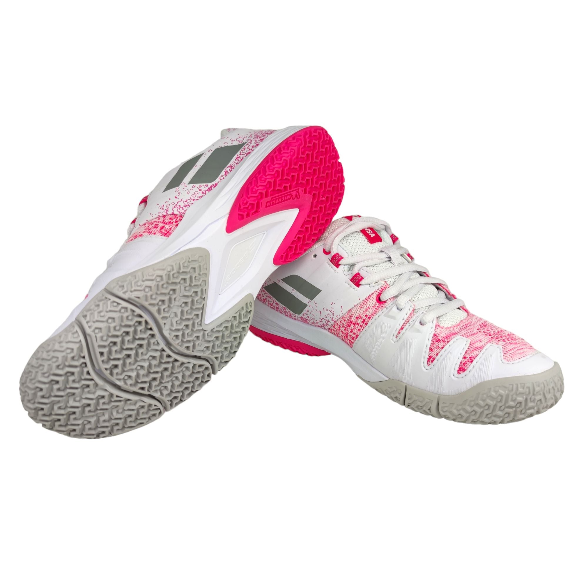 Women's Sensa Padel Shoes White/Pink Peacock 