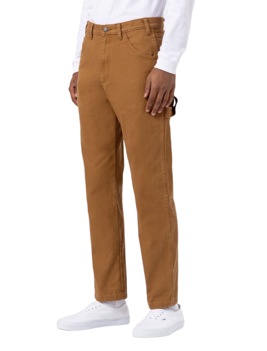Men's Carpenter Trousers Stone Washed Brown 
