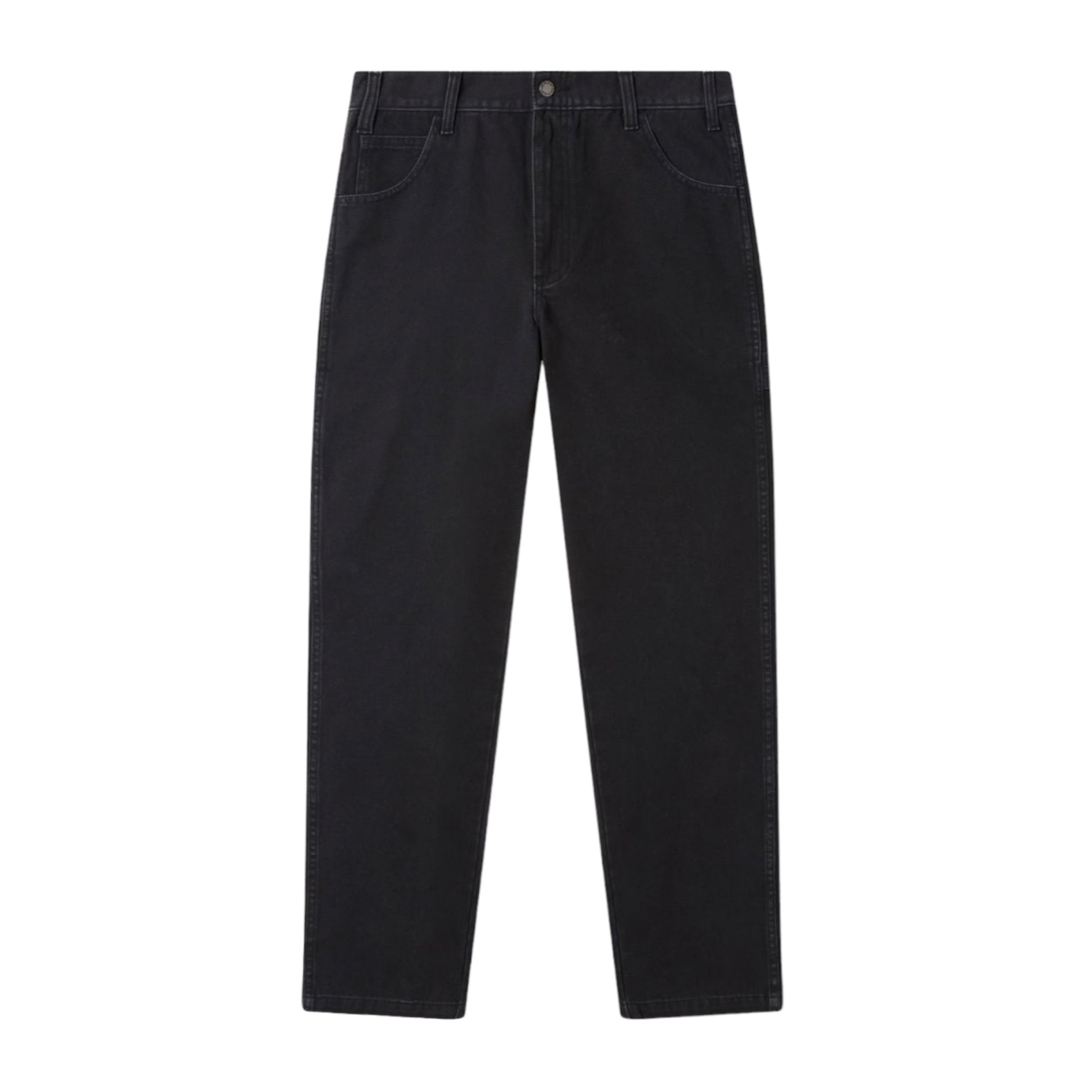 Men's Carpenter Trousers Stone Washed Black 