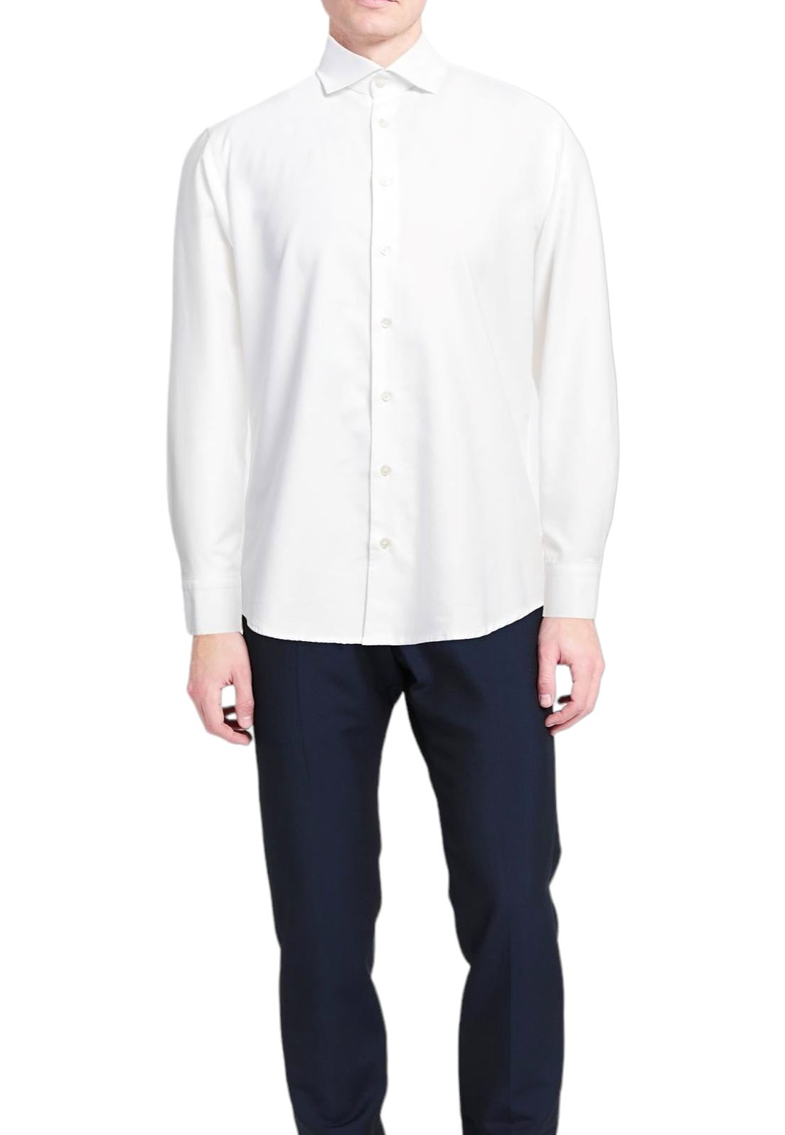 Men's Oxford Wash Shirt White 