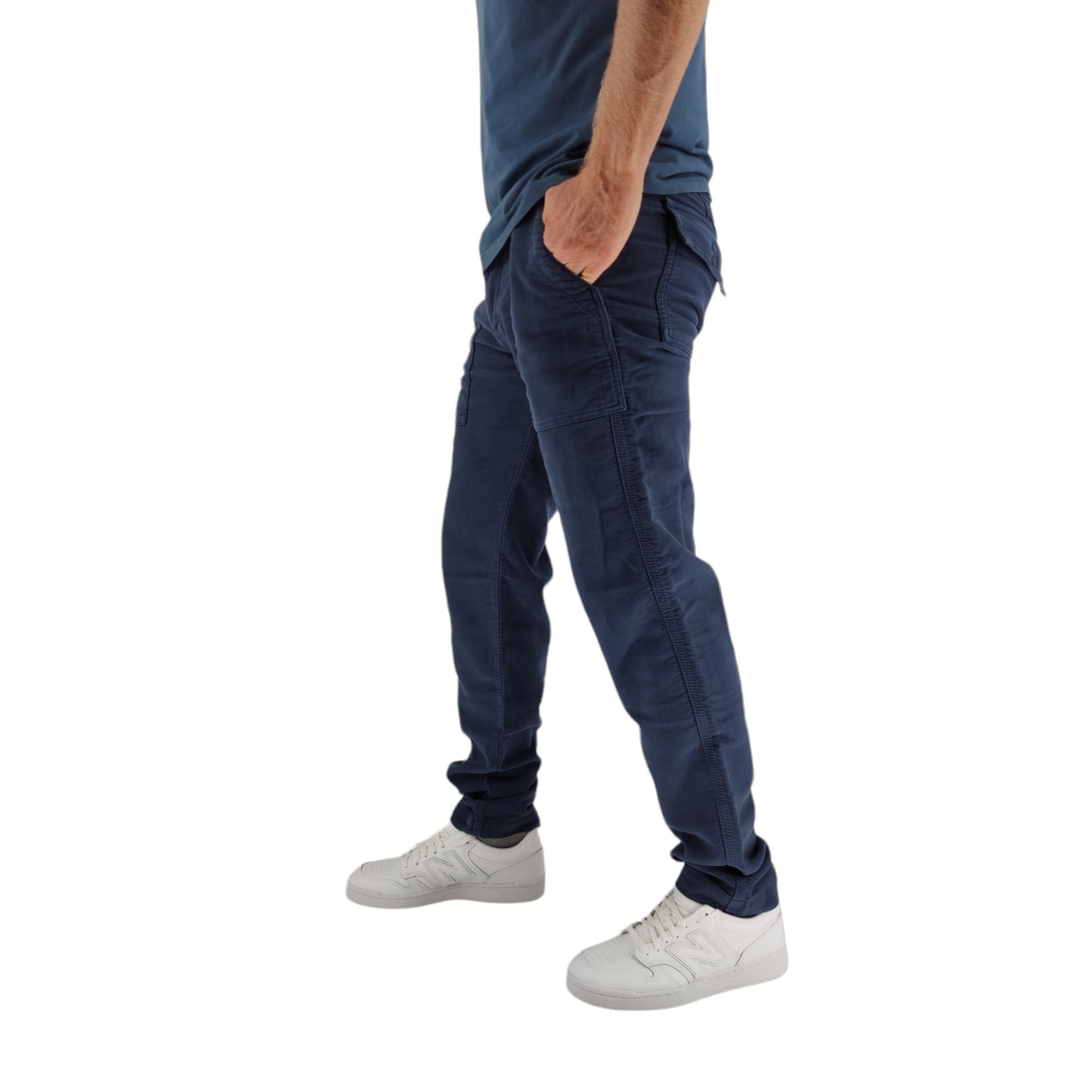 Pantaloni Fatigue Degrasse Uomo Navy Blue