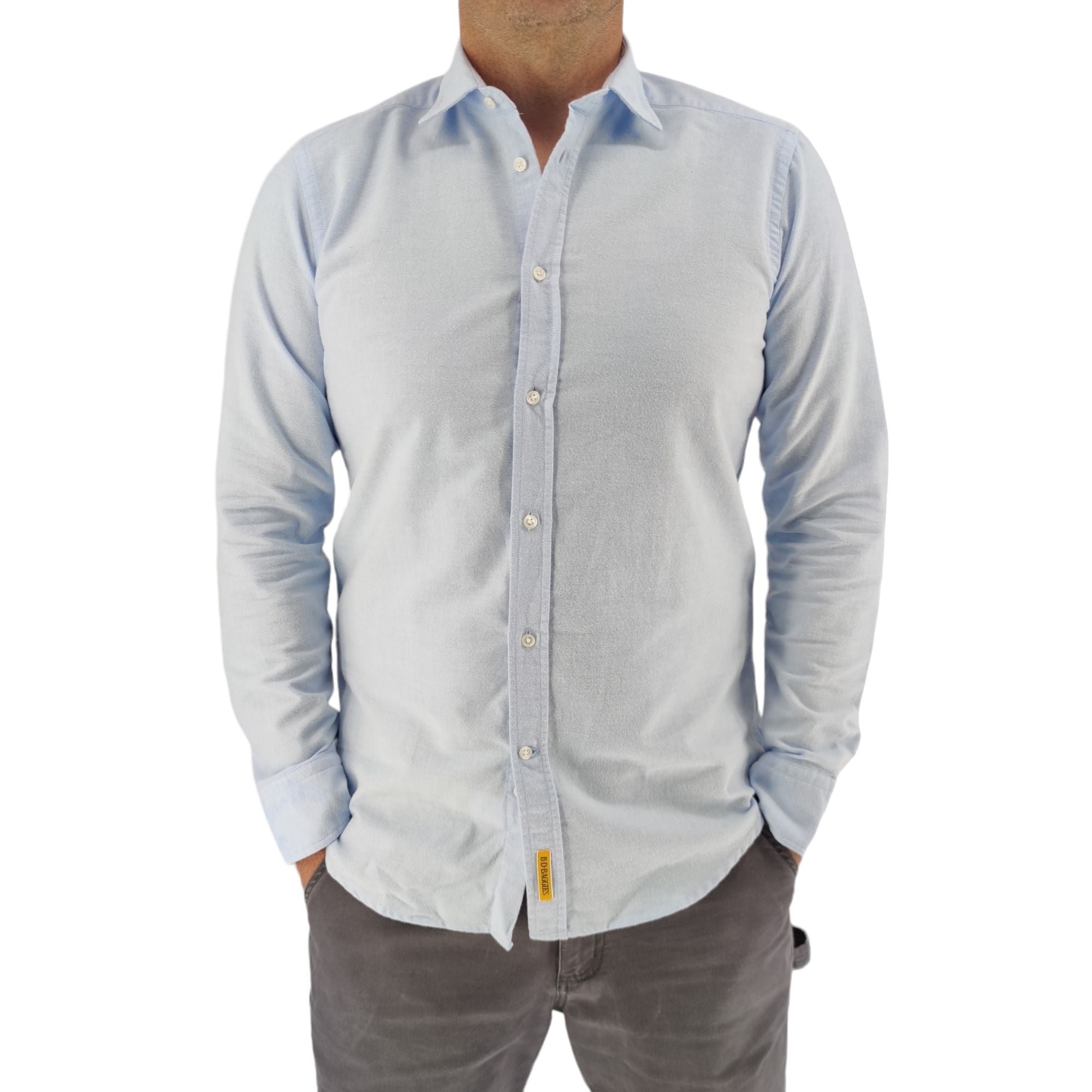 Men's Bradford Flanella Shirt Blu Polvere 
