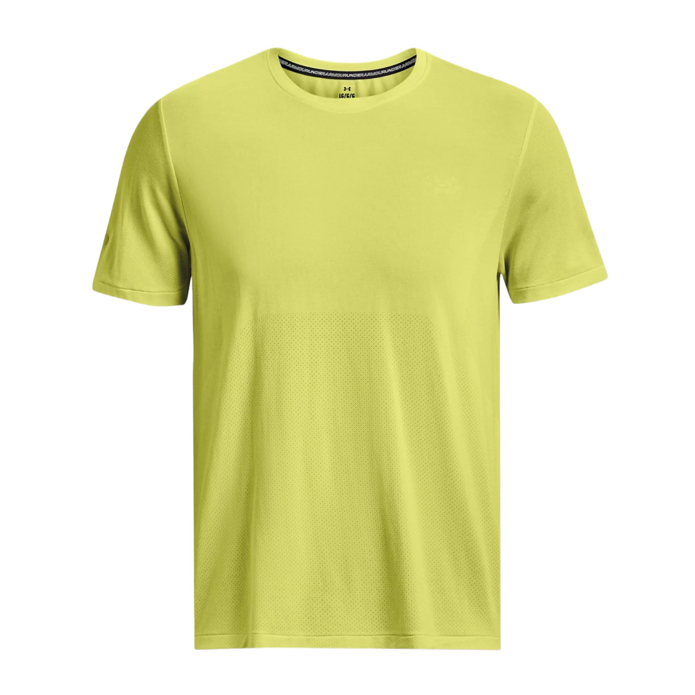 Men's Seamless Stride T-shirt Lime Yellow/Reflective 