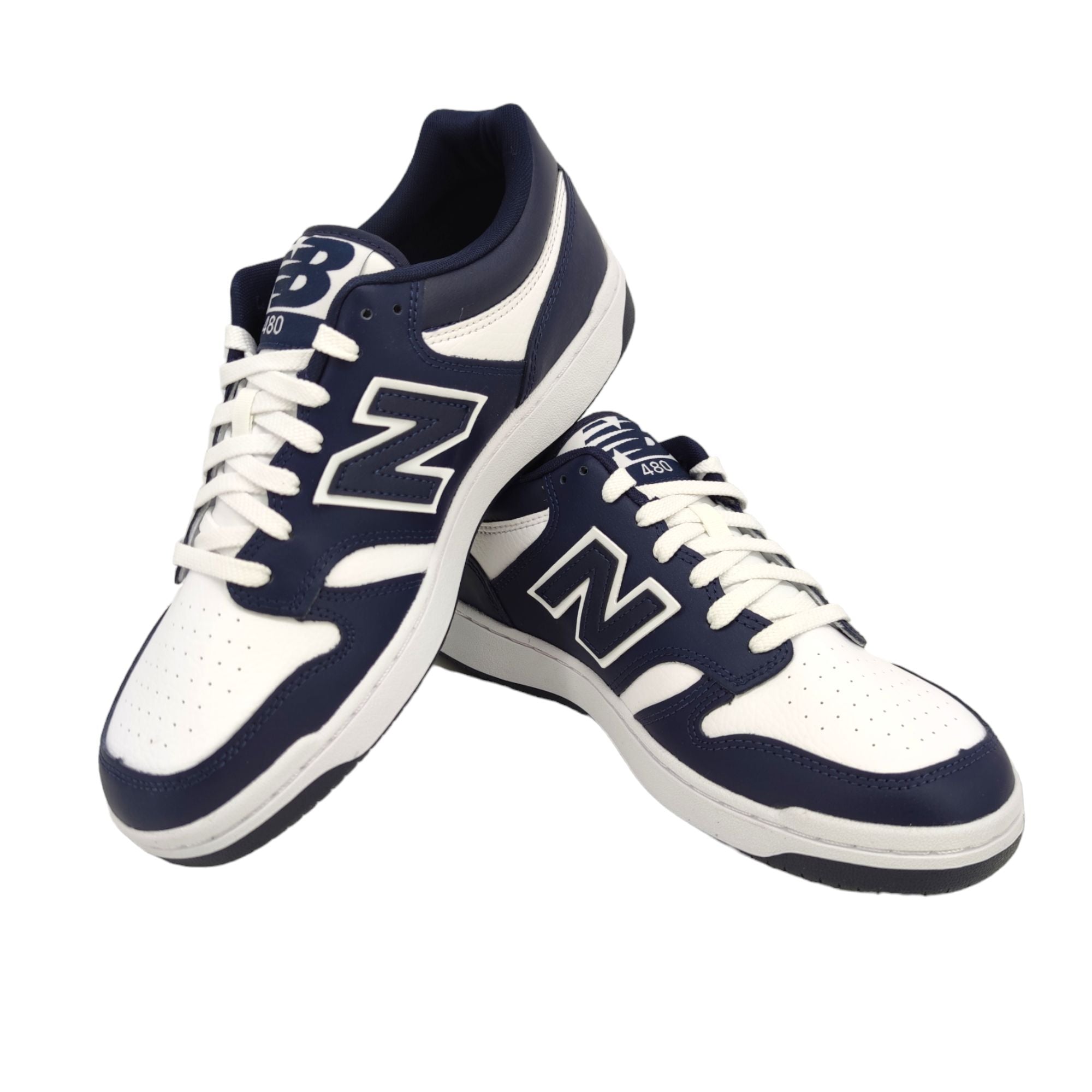 New Balance | Scarpe 480 Uomo White/Navy - Fabbrica Ski Sises