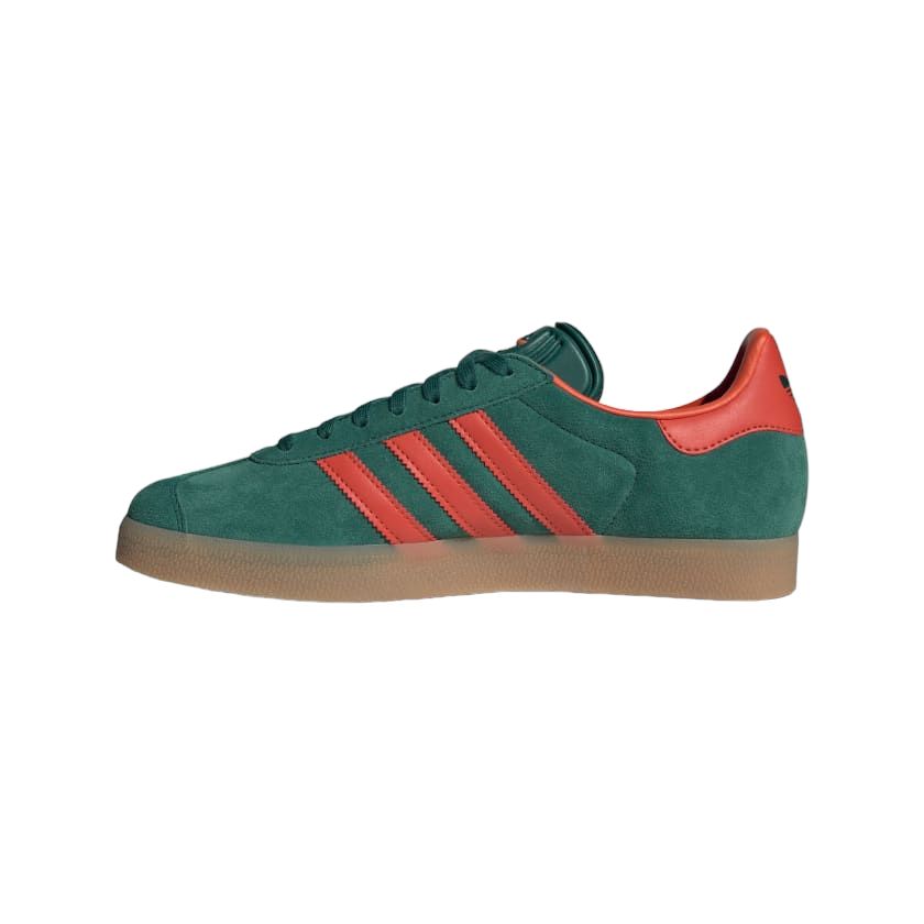 Adidas | Scarpe Gazelle Collegiate Green/Preloved Red/Gum - Fabbrica Ski Sises