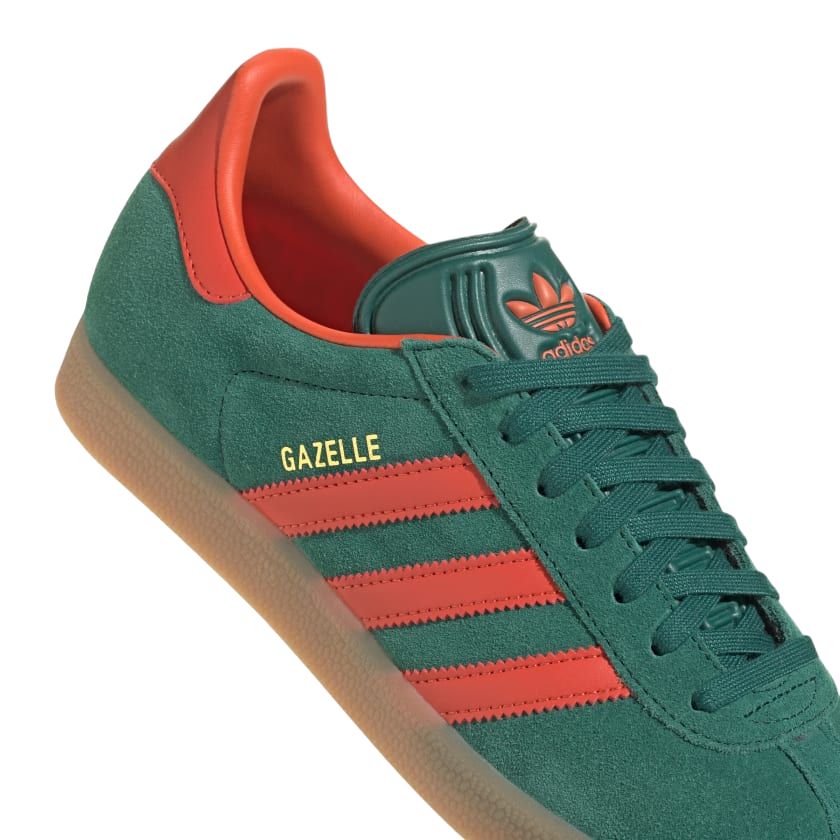 Adidas | Scarpe Gazelle Collegiate Green/Preloved Red/Gum - Fabbrica Ski Sises