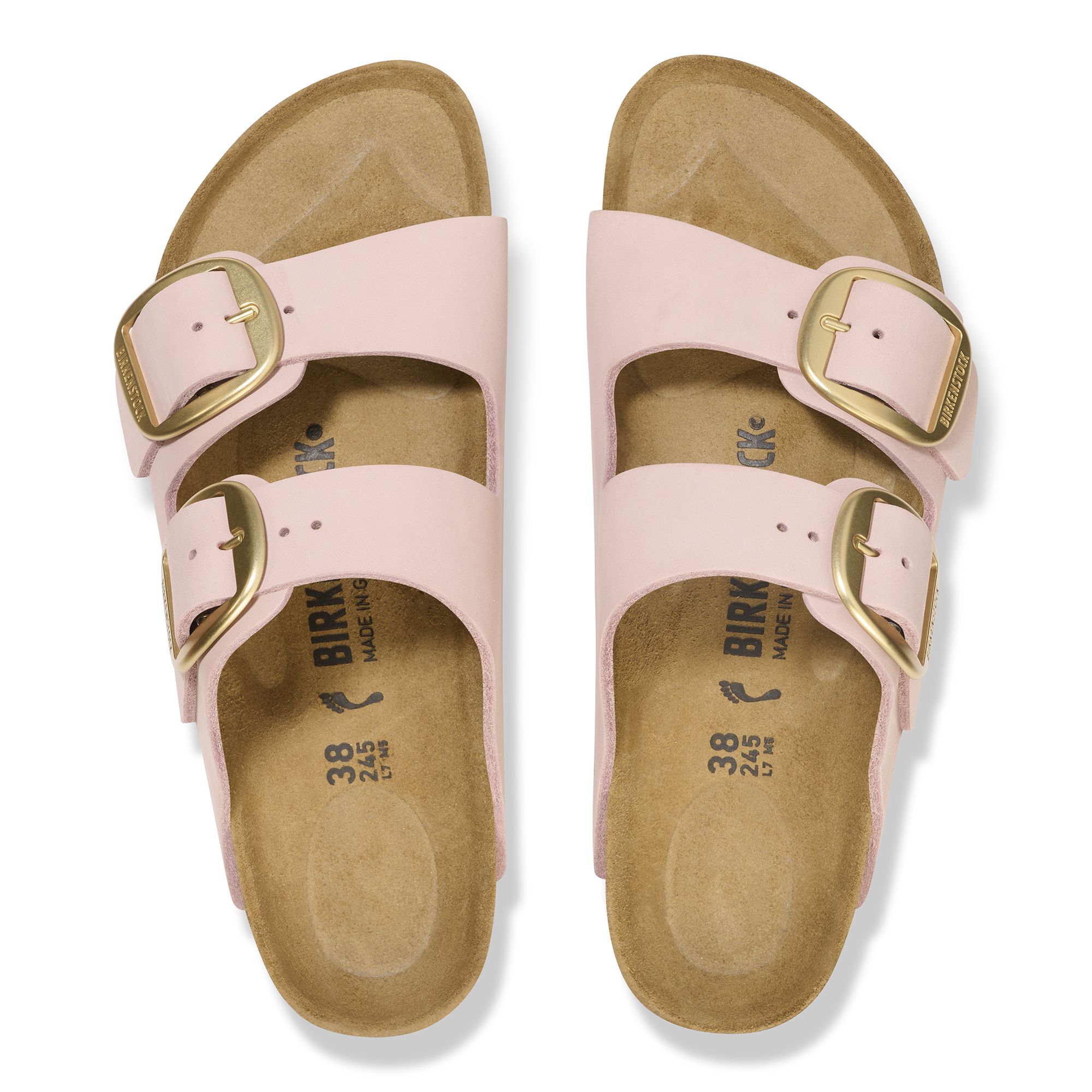 Women's Arizona Big Buckle Sandals Soft Pink 