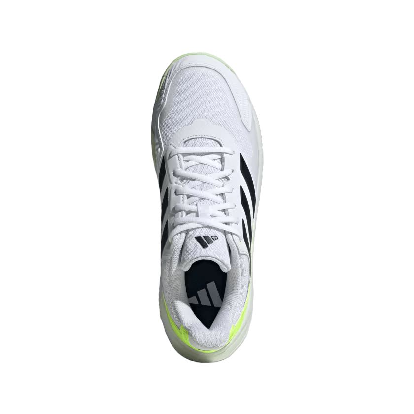 Men's Courtjam Control 3 Tennis Shoes Cloud White/Core Black/Lucid Lemon 