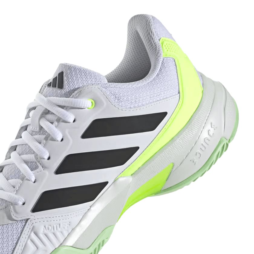 Men's Courtjam Control 3 Tennis Shoes Cloud White/Core Black/Lucid Lemon 