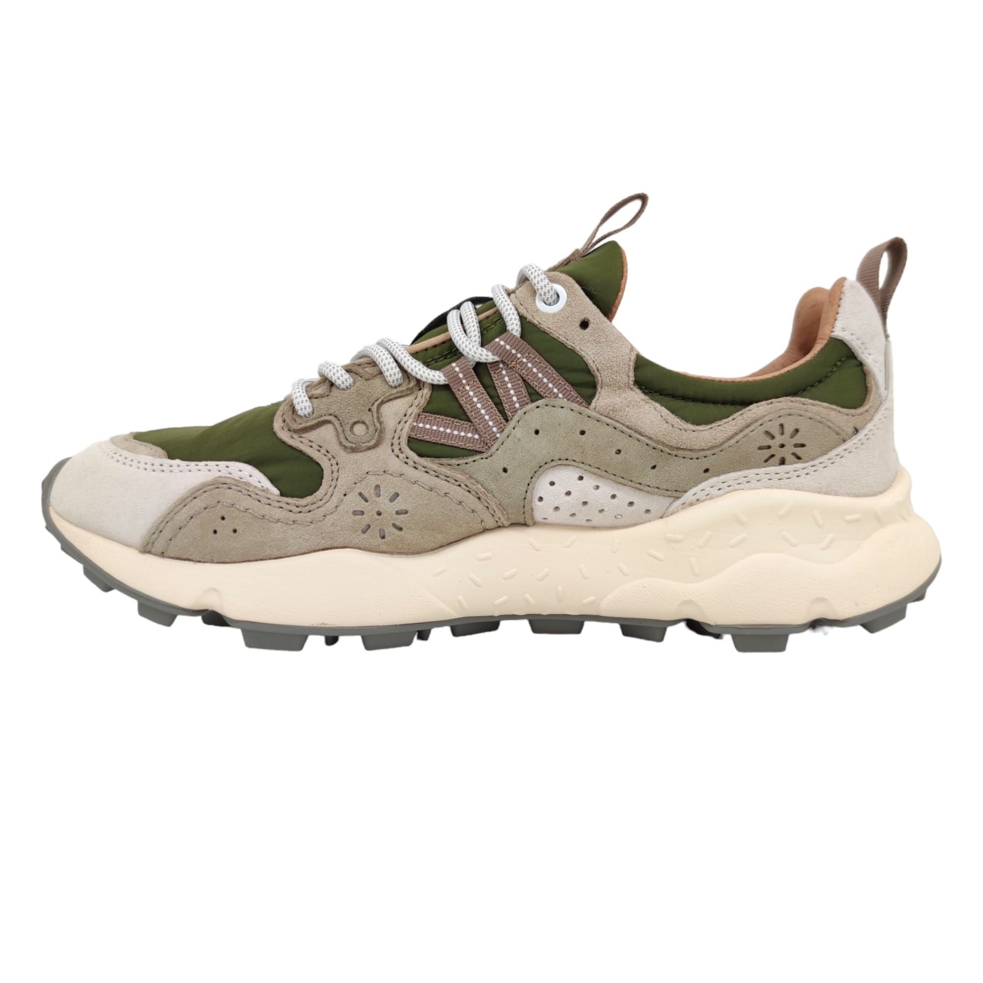Flowermountain | Scarpe Yamano 3 Uomo Off White/Military/Green - Fabbrica Ski Sises